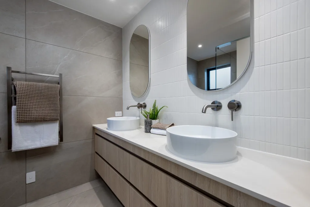 Designer bathroom tiling in Castor Bay, North Shore