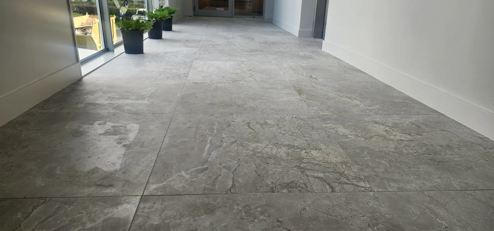 Precision commercial floor tiling, Auckland