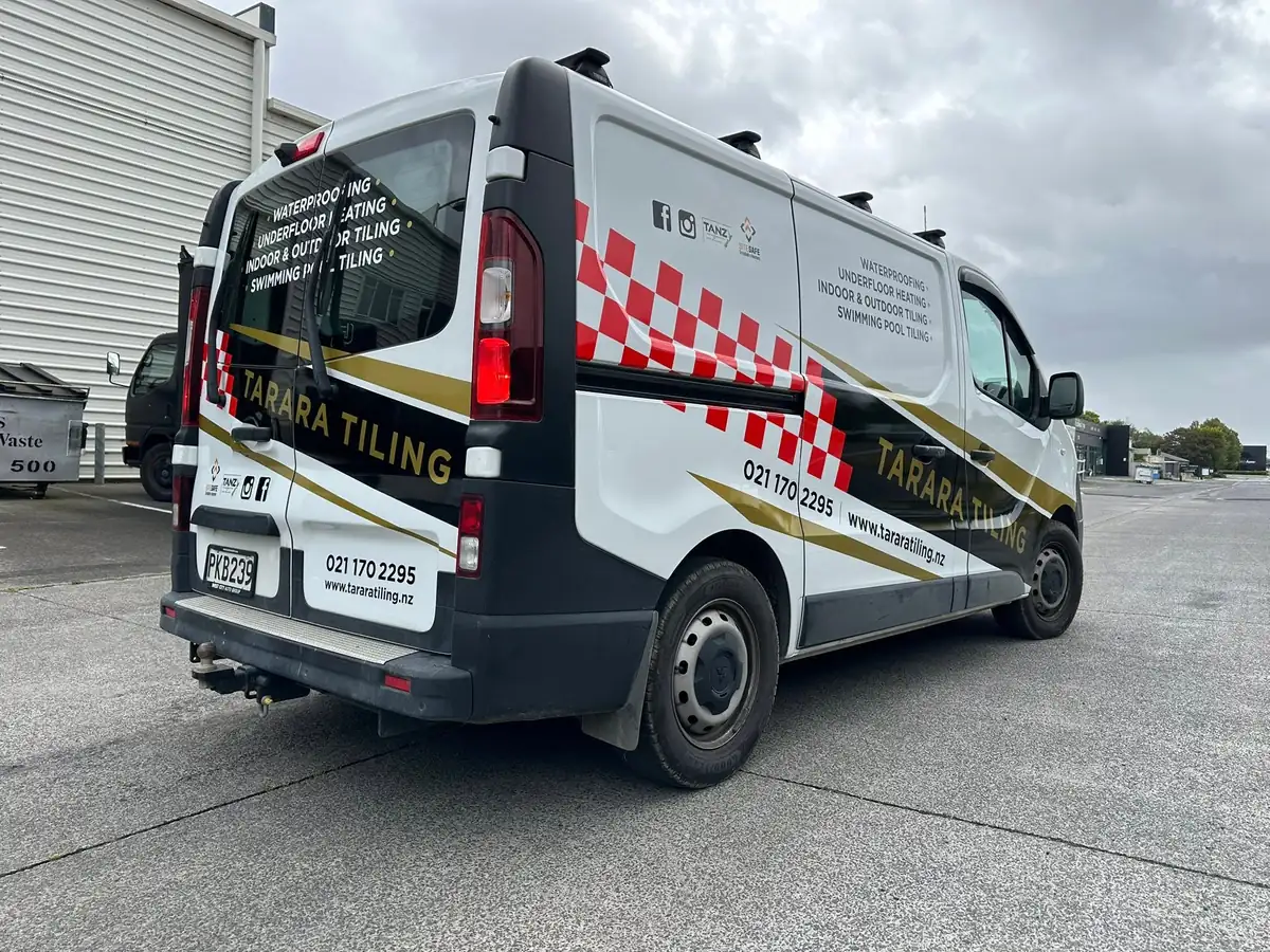 Tarara Tiling van in Auckland — waterproofing, underfloor heating and tiling